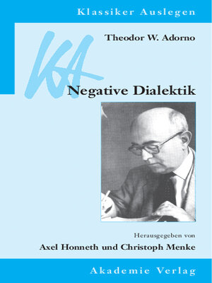 cover image of Theodor W. Adorno